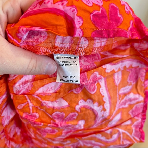 Sugarlips Rea Floral Stacie Button Down Mini Dress, 1X - Picture 5 of 8